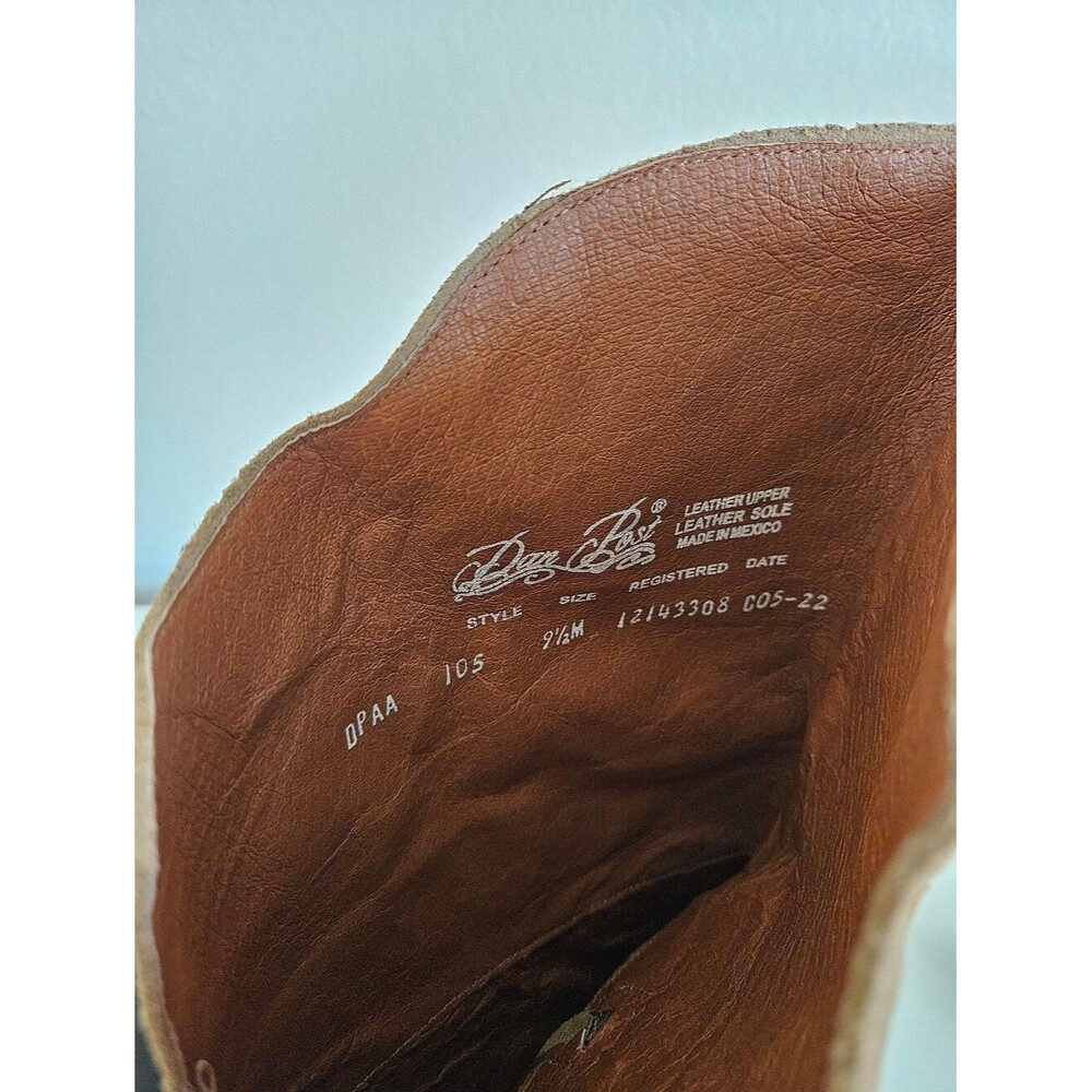 NWT Dan Post | Jilted Suede Tall Heel Boots DPAA 105 Women 9.5M Western Cowgirl - Picture 10 of 10